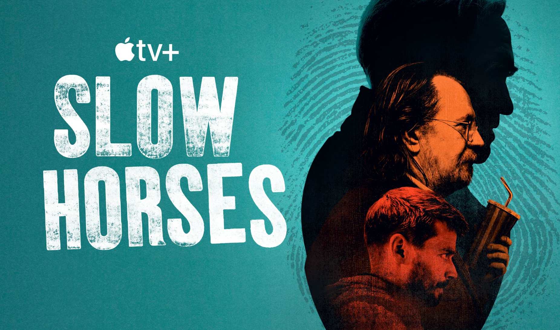 Kulawe konie, Slow Horses, serial Apple TV+, plakat promujący, Gary Oldman