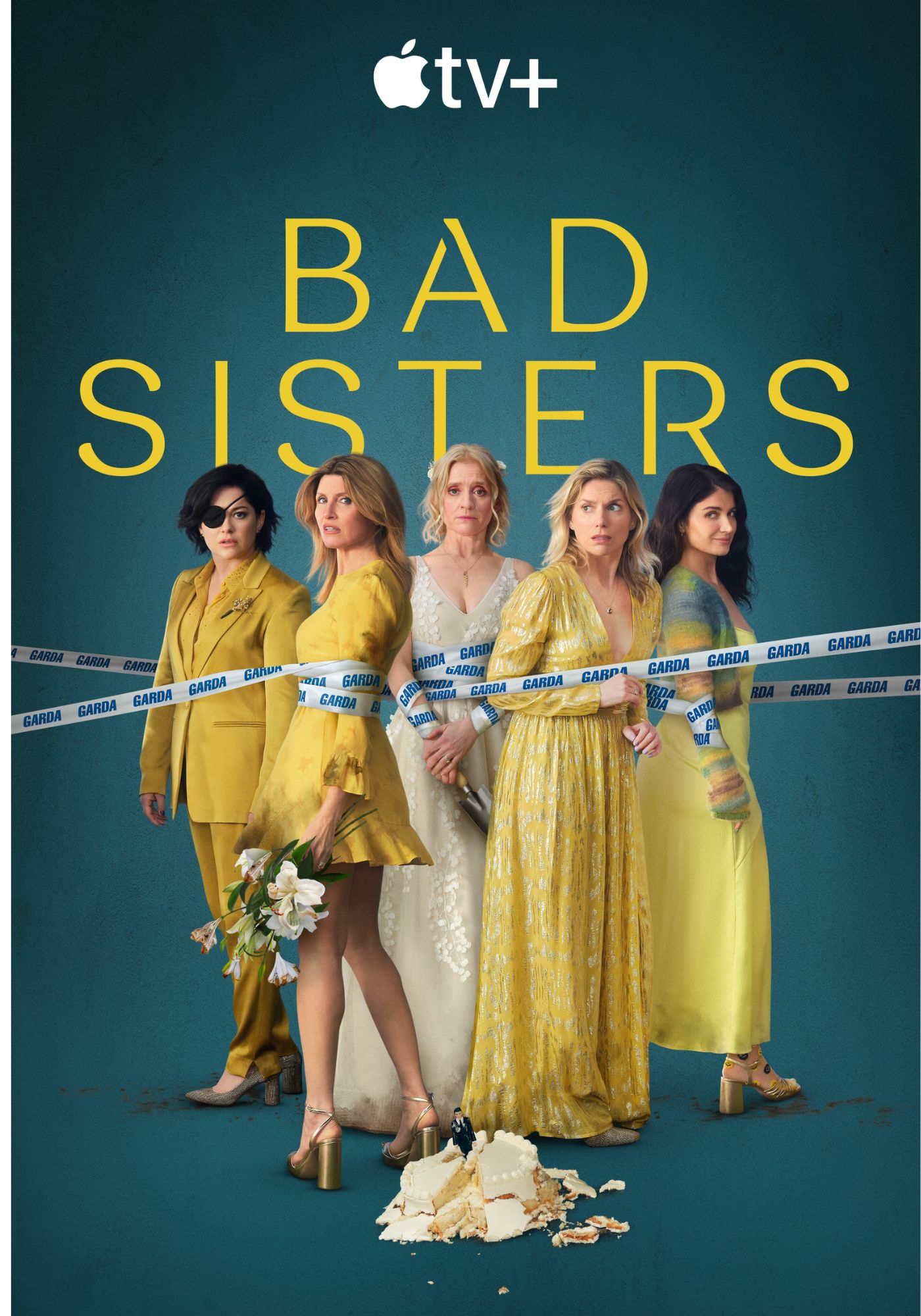 Siostry na zabój, Bad Sisters, serial Apple TV, plakat pionowy
