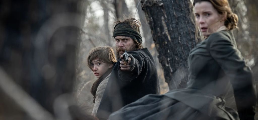 Recenzja serialu "Świt Ameryki" na Netflix, Taylor Kitsch i Betty Gilpin, American Primeval, neo-western