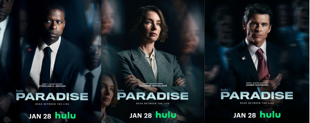 Serial "Paradise", Disney+, streaming, recenzja, główni bohaterowie - aktorzy: Sterling K. Borwn, Julianne Nicholson, James Marsden