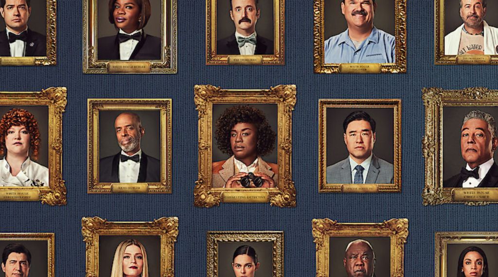 Rezydencja (The Residence), recenzja, Netflix, marzec 2025, seriale kryminalne, morderstwo w Białym Domu