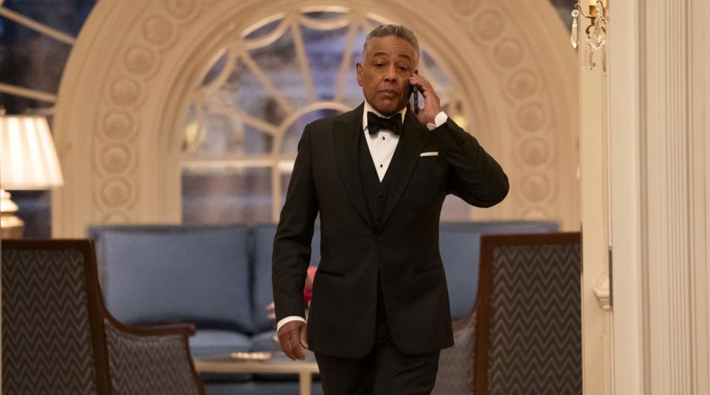 Recenzja serialu "Rezydencja" (The Residence), Netflix, marzec 2025, Giancarlo Esposito jako A.B. Wynter