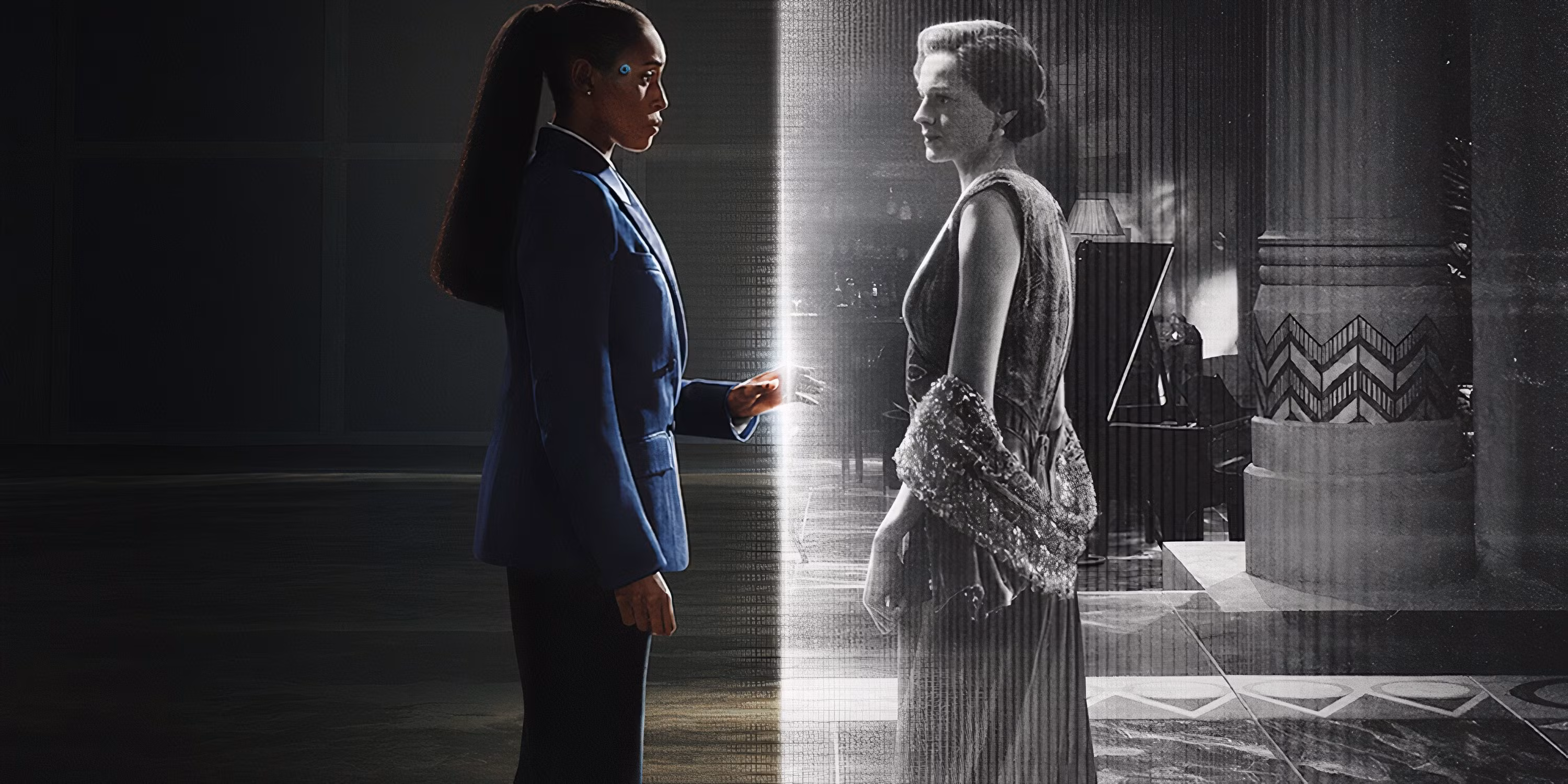 Black Mirror, Czarne Lustro, sezon 7, Hotel Reverie, recenzja Issa Ray i Emma Corrin