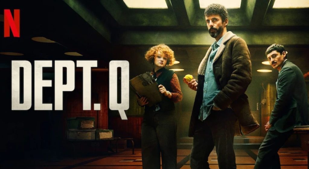 Dept. Q, recenzja serialu kryminalnego, Netflix, czerwiec 2025, Matthew Goode jako detektyw Carl Morck