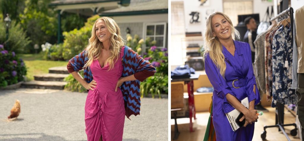 Carrie Bradshaw (Sarah Jessica Parker) w serialu "I tak po prostu" (And just like that)- sezon 3 na MAX.