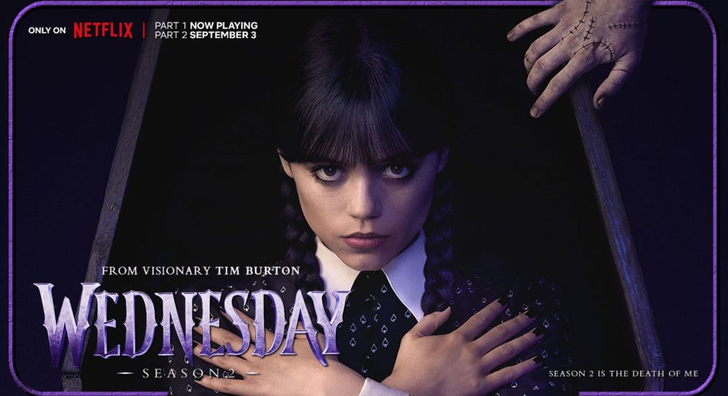 Wednesday (sezon 2), recenzja serialu, Netflix, wrzesień 2025, Jenna Ortega