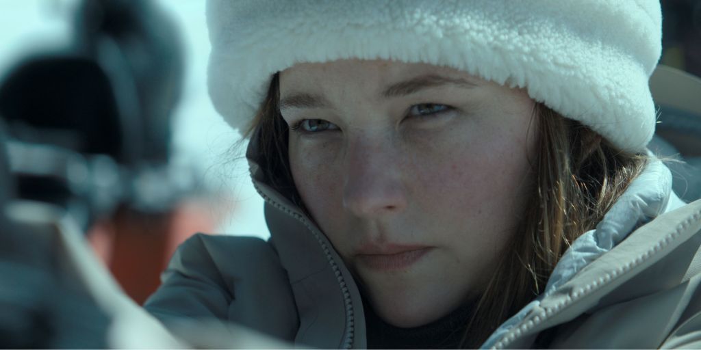 Haley Bennett w serialu "The Last Frontier" (Ostatnia rubież), Apple TV, 2025