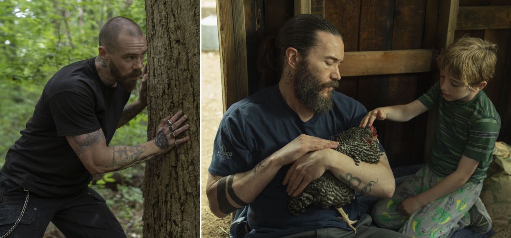 Sam Keeley i Tom Pelphrey w serialu "Grupa zadaniowa" (TASK), HBO Max, 2025