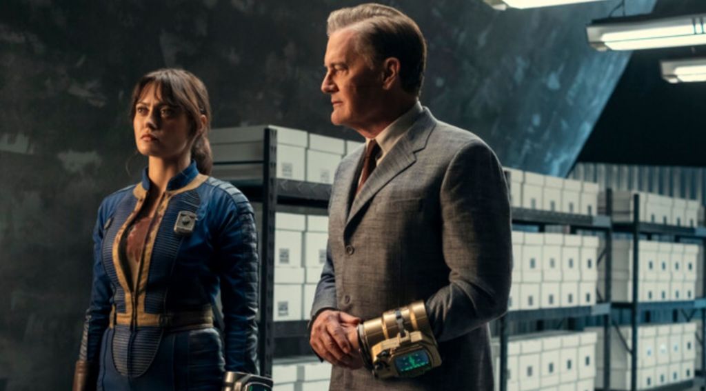 Lucy MacLean (Ella Purnell) i Hank MacLean (Kyle MacLachlan) w serialu "Fallout" (season 2), reviews, opinions