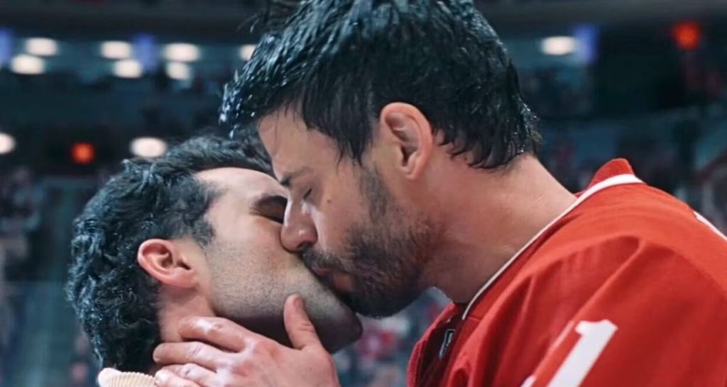 François Arnaud i Robbie G.K. w serialu "Heated Rivalry", HBO Max, seriale o hokeistach gejach